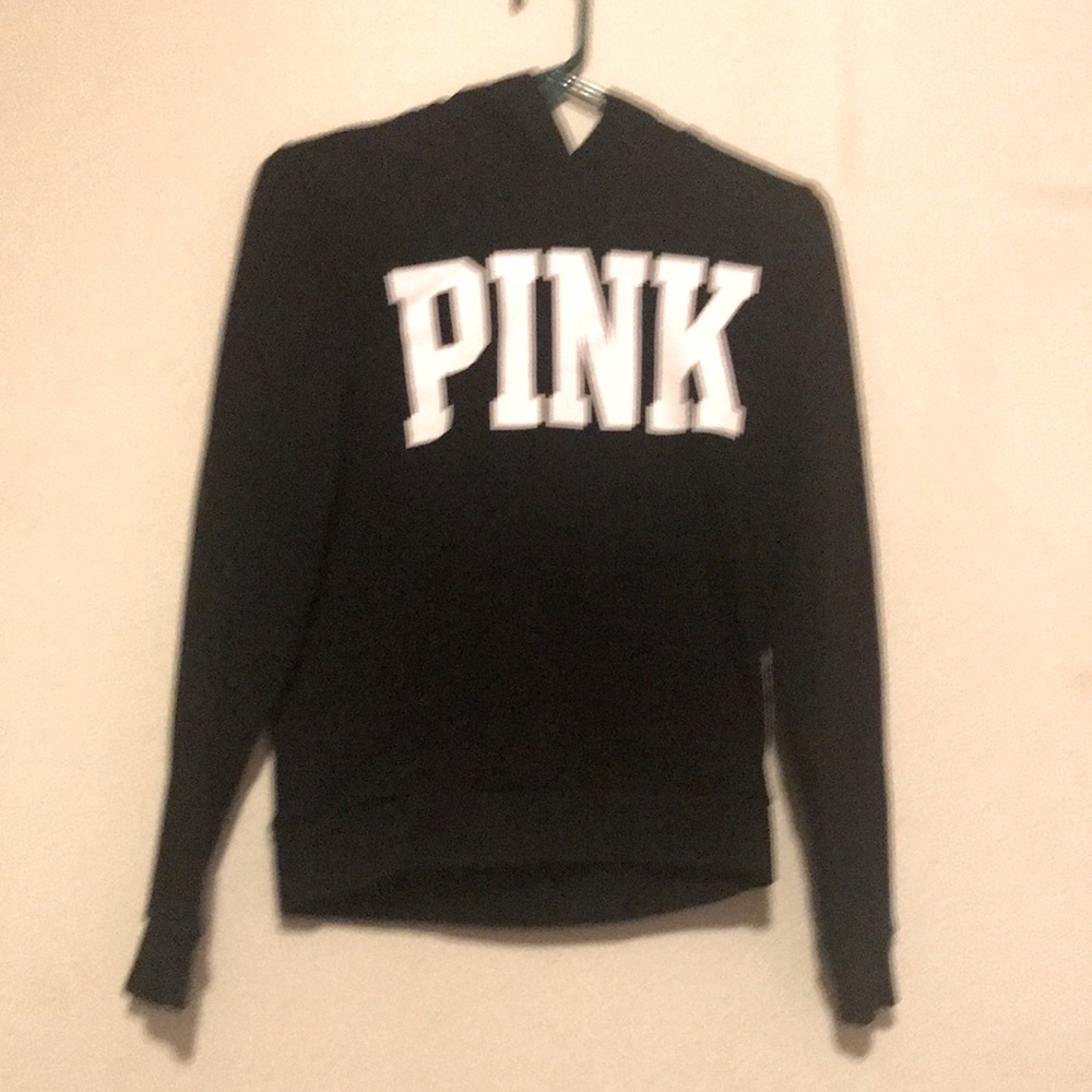 pink/victoria secret hoodie